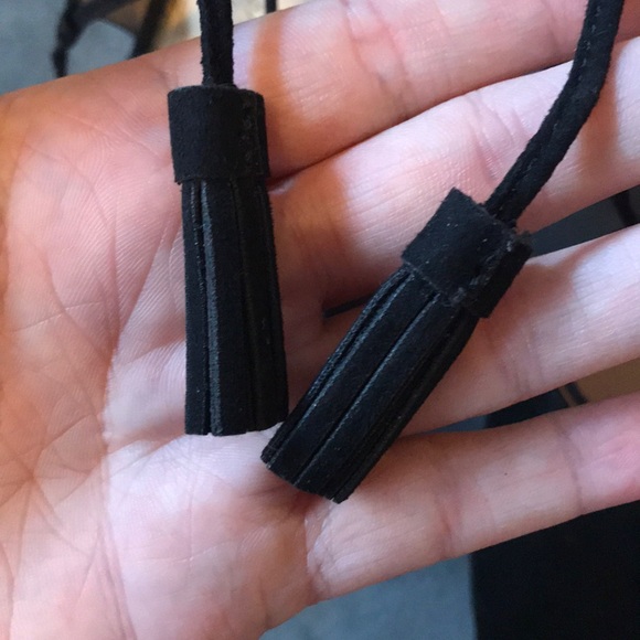 Black Jessica Simpson lace up heel - Picture 2 of 4